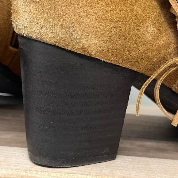 Matisse Cloey Chelsea Fringe Leather Booties 9 - Picture 12 of 14